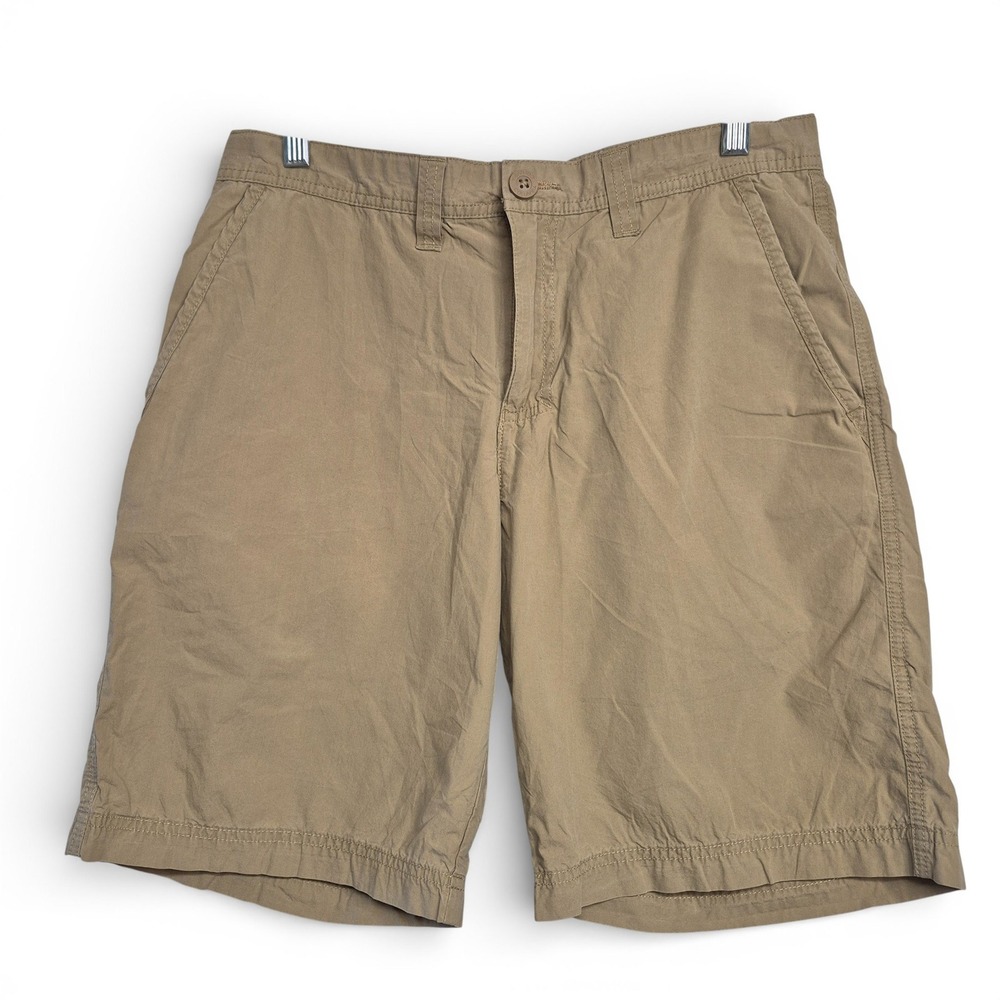 Columbia Mens Size 32x10 Cargo Shorts‎ Khaki Outdoor Adventure Casual Wear